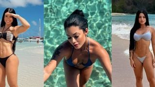 De crochê a fio-dental: novo amor do cantor Belo, Rayane Figliuzzi reúne fotos de biquíni no Instagram. Veja 15 cliques!