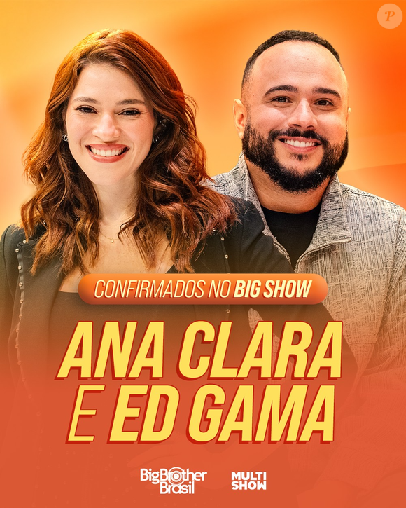 Ana Clara e Ed Gama seguem no comando do MesaCast BBB no Big Brother Brasil 26
