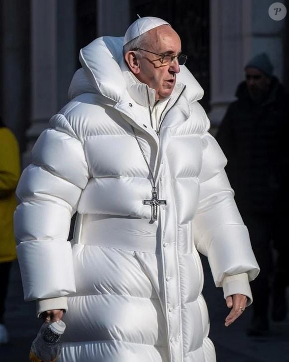 Imagem do Papa Francisco com casaco puffer viralizou em 2023 e acendeu alerta sobre os limites da IA