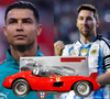 Nem Bola de Ouro, nem gol: Messi e Cristiano Ronaldo protagonizaram duelo secreto por Ferrari rara de R$ 176 milhões