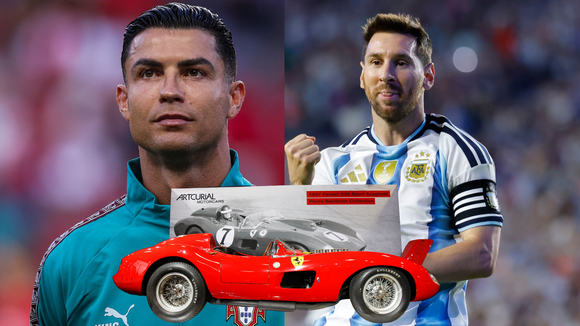 Nem Bola de Ouro, nem gol: Messi e Cristiano Ronaldo protagonizaram duelo secreto por Ferrari rara de R$ 176 milhões