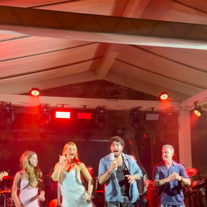 A família de Luciano Huck esteve presente em uma festa de Virgínia e Vini Jr. em Trancoso, na Bahia