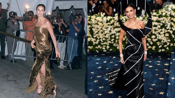 Essa é para a turma das antigas: Demi Moore em 2001 e hoje, 2025, mostrando que elegância sempre foi seu forte