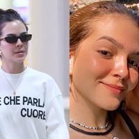 10 dias após a morte da mãe, Mel Maia é fotografada com semblante abatido no RJ