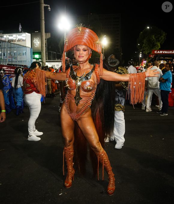Flávia Alessandra foi musa do Carnaval no Rio de Janeiro pela primeira vez neste ano, aos 50