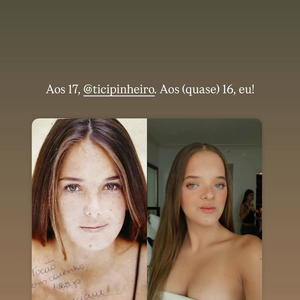 "Mãe e filha ou gêmeas?", se chocou Rafaella Justus ao mostrar como era Ticiane Pinheiro aos 17 anos