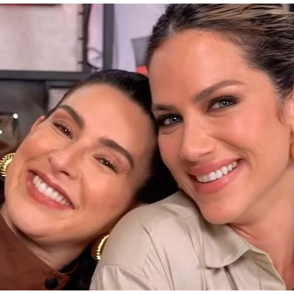 Segundo Fernanda Paes Leme, não houve uma super briga com o casal, e sim um afastamento