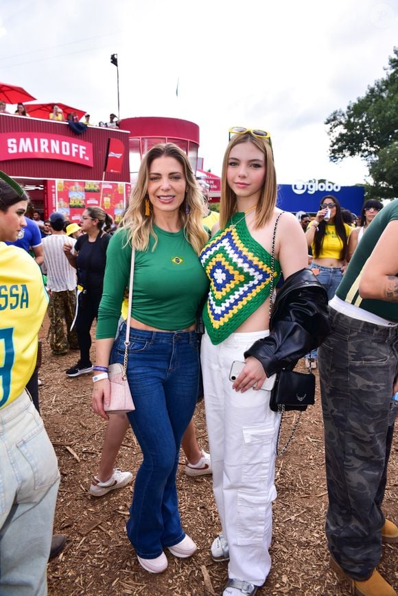 Como ela cresceu! Filha de Sheila Mello e Fernando Scherer, Brenda impressiona ao aparecer mais alta que a mãe durante a Copa do Mundo