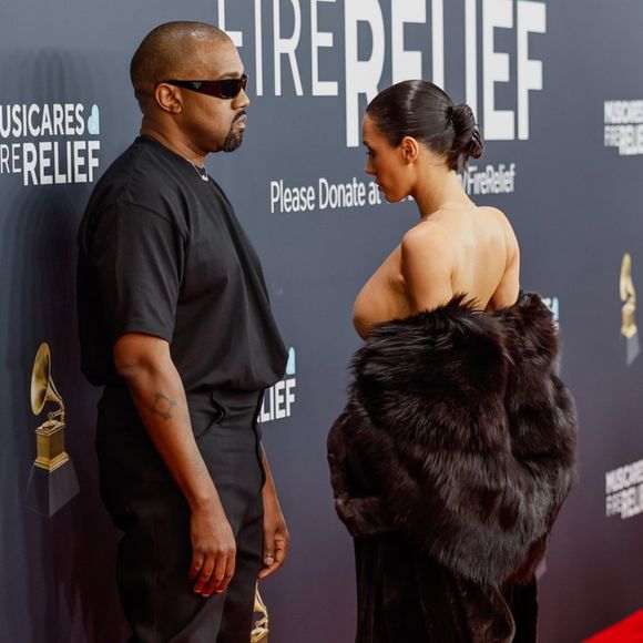 O rapper Kanye West negou que se separaria de Bianca Censori no 'Valentine's Day' deste ano (2025).