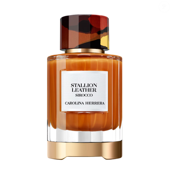 O Carolina Herrera Confidential Stallion Leather Sirocco aposta em uma composição oriental de couro, especiarias e notas doces para criar uma fragrância de presença marcante, quente e sofisticada