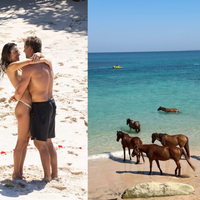 O hotel de luxo na Indonésia onde Alessandra Ambrósio ficou noiva: coração de pétalas, cavalos no mar e diárias de até R$ 80 mil