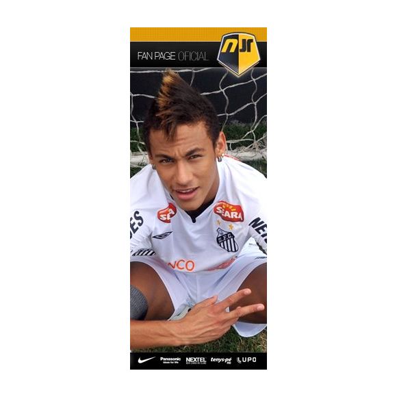 Neymar estreou na categoria adulta do Santos em 2009