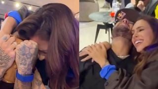Ignorou? Reação de Neymar ao abraço da esposa, Bruna Biancardi, após convocação para Copa 2026 vira polêmica em vídeo: 'Nem olha para ela'; assista