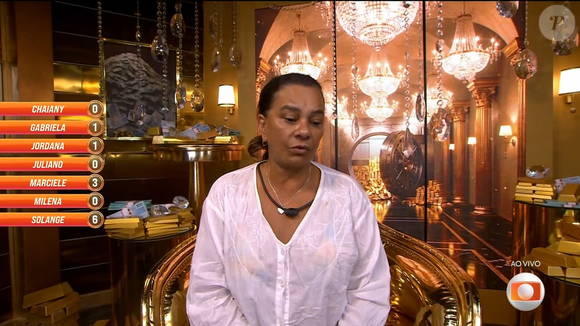 Solange Couto parou no Paredão pela maior quantidade de votos no Confessionário do 'BBB 26'
