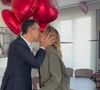 César Tralli e Ticiane Pinheiro se beijaram para comemorar o aniversário de 49 anos da apresentadora nesta segunda-feira, 16 de junho de 2025