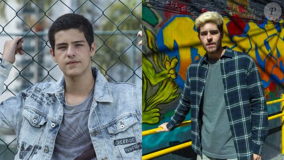 Jovem promessa, o ator Paulo Mendes estreou na série 'Os Outros', em 2023. Hoje está com o cabelo descolorido para 'Três Graças'