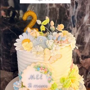 Bruna Biancardi e Neymar comemoraram os 2 meses da filha com um bolinho em casa