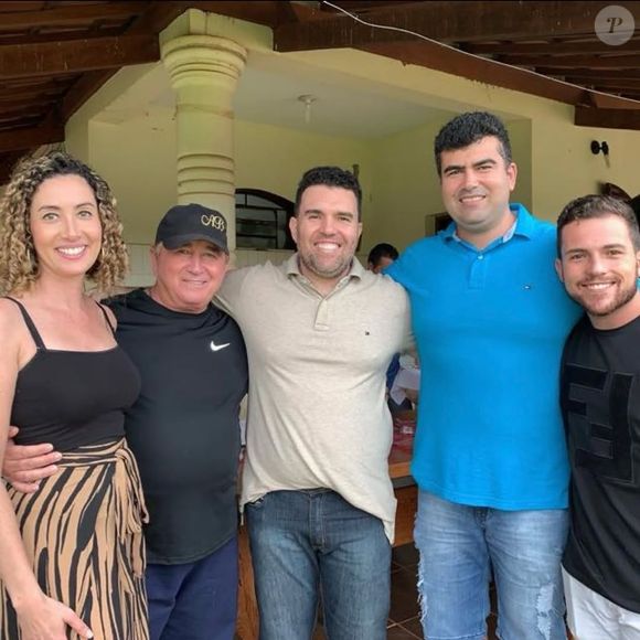 Amado Batista também é pai de três homens: Erich, Bruno e Rick