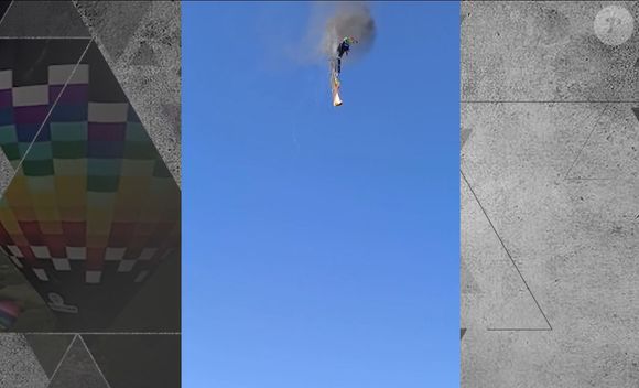 4 pessoas saltaram do balão em queda livre e não sobreviveram e 4 morreram carbonizadas