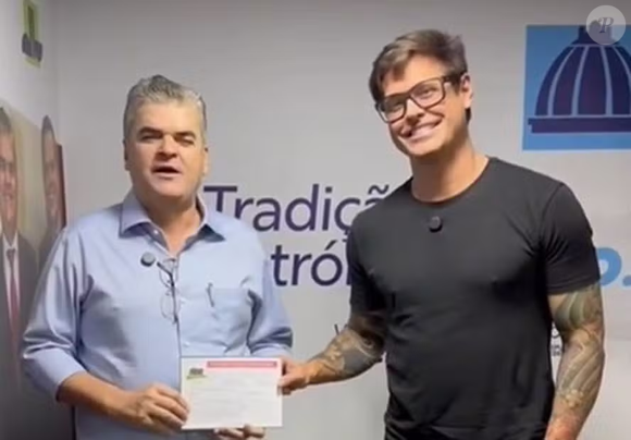 Dado Dolabella havia se filiou ao Movimento Democrático Brasileiro (MDB); líder do partido no Rio, Washington Reis, se mostrou a favor da desfiliação do ator/cantor