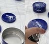 Pinte completamente as latas, por dentro e por fora, incluindo a tampa