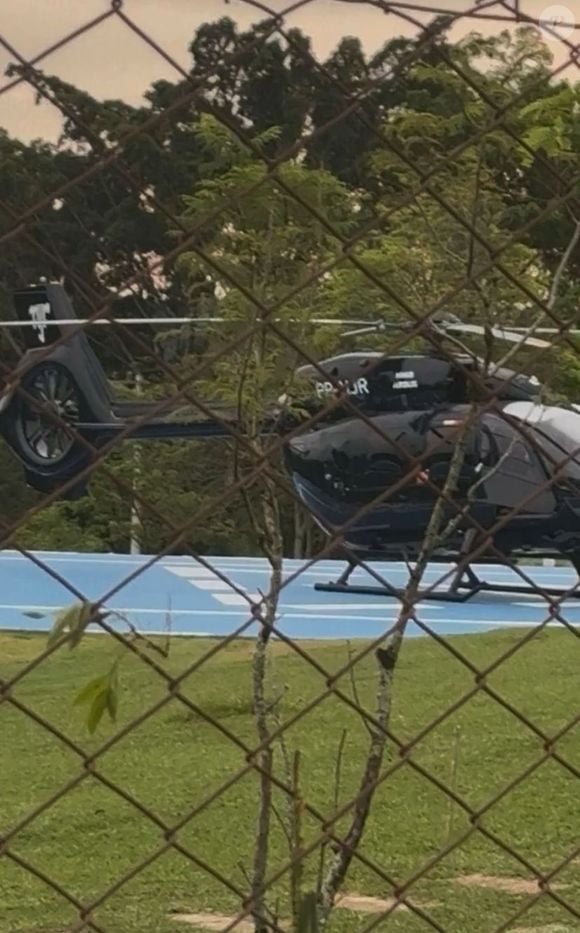 Neymar estava ou não? Helicóptero do jogador foi flagrado na festa" – Apesar das imagens do helicóptero no local, a assessoria do atleta nega sua presença no evento.