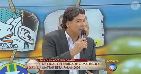 Com cabelo grisalho e mais comprido, Maurício Mattar fez parte do elenco da novela 'Dona Xepa', na Record TV