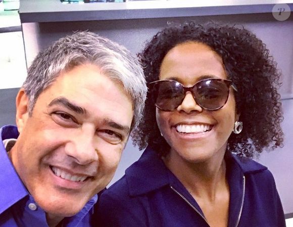 Maju Coutinho e William Bonner só se conheceram pessoalmente em 2018