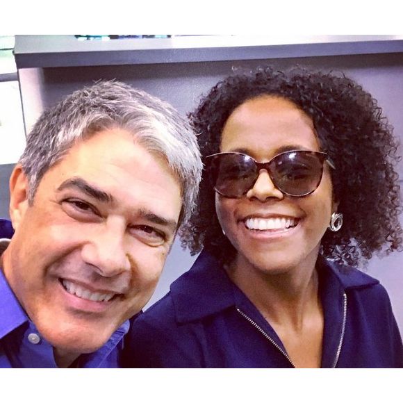 Maju Coutinho e William Bonner só se conheceram pessoalmente em 2018