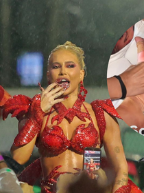 'Me faria desistir do Carnaval': Virgínia Fonseca choca ao mostrar pés em carne viva após ensaio técnico debaixo de chuva. 'Socorro'