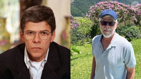 Antes e depois de José Mayer: o ator hoje está com 75 anos, e marcou presença em 'História de Amor'; atualmente está afastado das novelas.