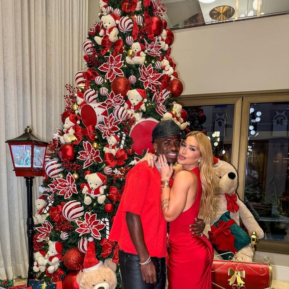 Natal dos famosos: Virgínia comemora primeiro Natal com o novo namorado, o jogador Vinícius Júnior