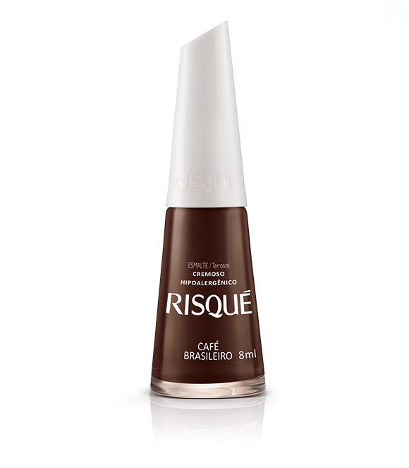 Esmalte marrom: Café Brasileiro é da Risqué