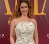 Mah Duarte na festa de lançamaento da novela 'Quem ama cuida'