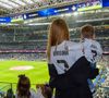 Virgínia Fonseca e os filhos, Maria Alice, Maria Flor e José Leonardo, usaram camisas personalizadas em jogo de futebol do Real Madrid
