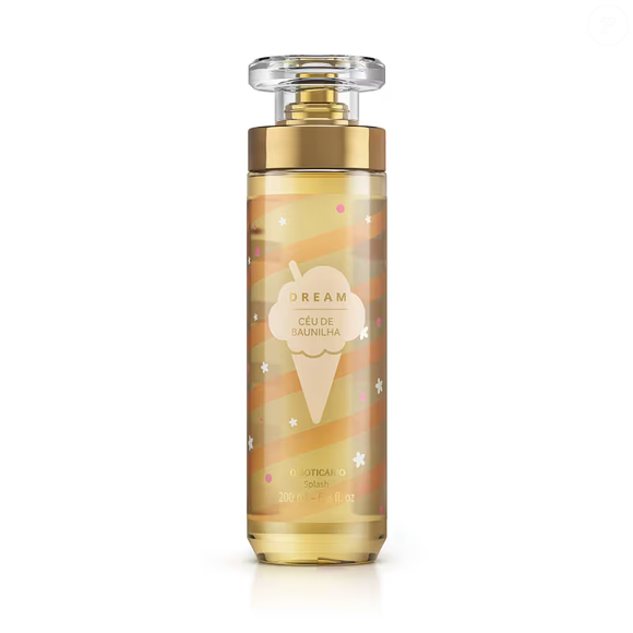 Céu de Baunilha (O Boticário) 200ml | R$ 109,90 - um body splash com notas de baunilha, damasco, frutas secas, pimenta rosa e flor solar