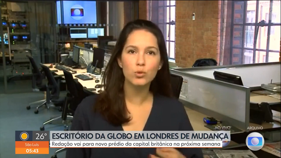 Cecilia Malan afirmou que a antiga redação da Globo em Camden Town deixa "memórias afetivas" e revelou que a equipe continuará contando as histórias da Europa e do mundo a partir de uma nova casa