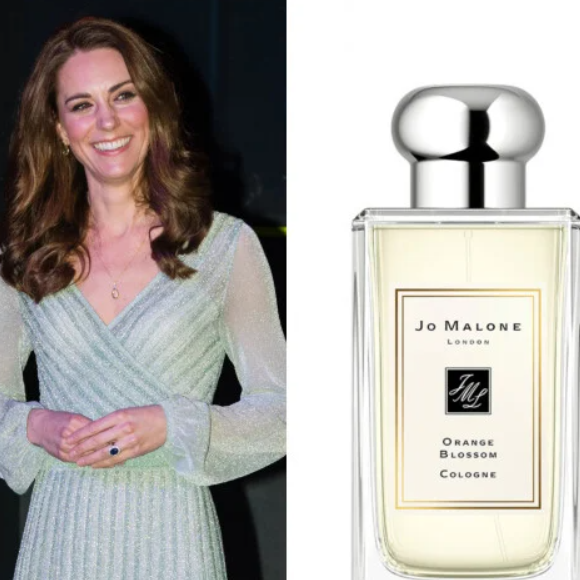 O perfume Orange Blossom, da Jo Malone, é suave e traz toda a protuberância da flor de laranjeira, sendo o preferido da princesa Kate Middleton.