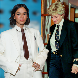Sabíamos que alfaiataria era chique, mas estes 32 looks de Bruna Marquezine, Marina Ruy Barbosa, Lady Di e mais famosas com smoking completo ou blazer redefiniram a elegância