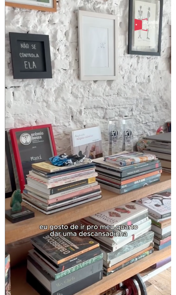 Imóvel reúne móveis antigos, obras de arte, livros e peças de decoração que acompanharam Helena em diferentes momentos de sua vida
