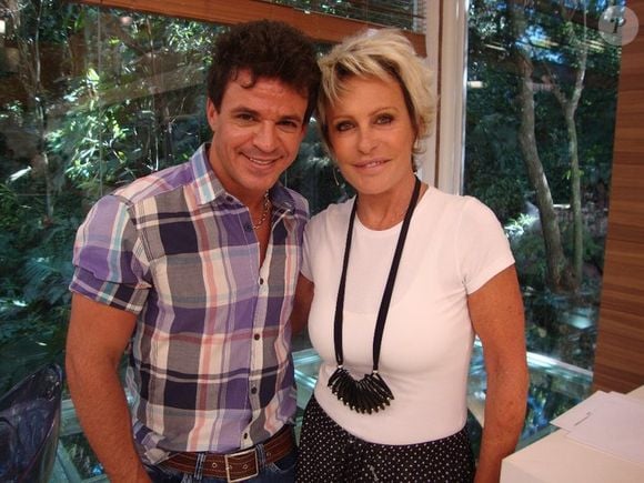 Eduardo Costa com Ana Maria Braga em 2011 - como eram diferentes!