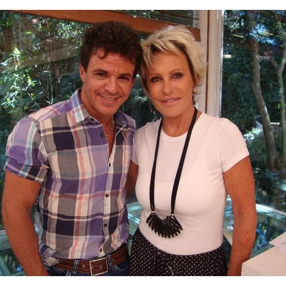 Eduardo Costa com Ana Maria Braga em 2011 - como eram diferentes!