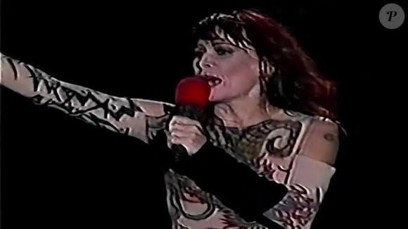 Rita Lee foi uma das atrações da sexta edição do festival Hollywood Rock, no Rio de Janeiro, em 1995