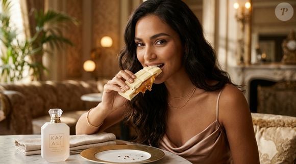 O Boujee Kitty Caramel Milk | 22, da KAYALI, é vendido em frasco de 75 ml por R$ 769,00 e aposta em uma combinação de notas doces e cremosas para conquistar quem gosta de perfumes gourmand