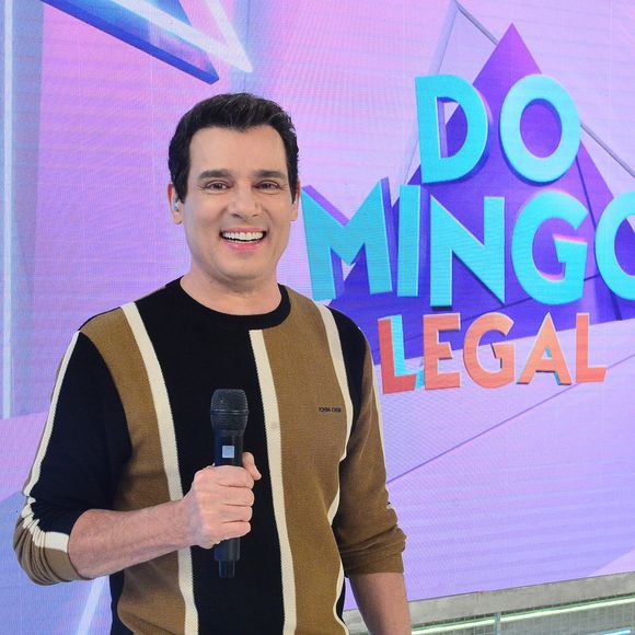 Celso Portiolli é apresentador do 'Domingo Legal', do SBT