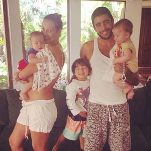 Luana Piovani foram casados e tiveram três filhos, Dom e os gêmeos Bem e Liz