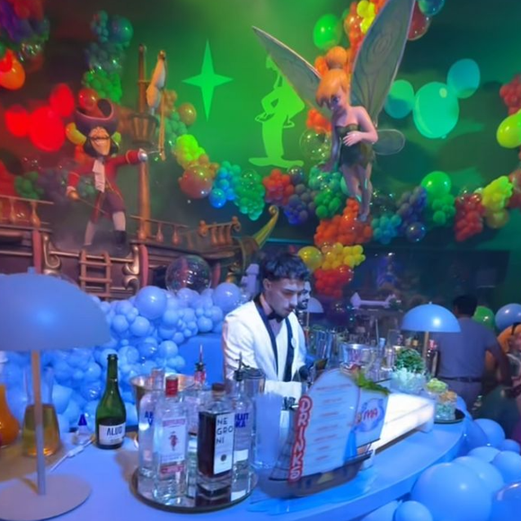 A produção da festa transformou a Casa VF em um grande universo lúdico inspirado nos clássicos infantis mais famosos da Disney