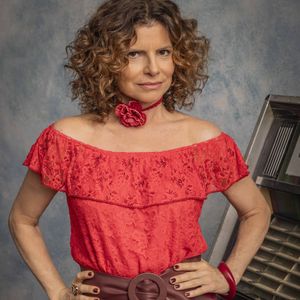 O mesmo aconteceu em 'No Rancho Fundo', em 2024, quando a atriz estava com 61 anos