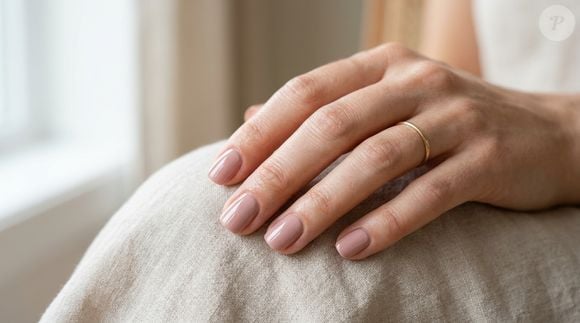 Delicado e feminino, o rosa-empoeirado deixa as unhas curtas elegantes com um toque de cor quase natural. A tonalidade também funciona como base para uma clássica francesinha