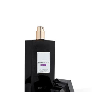 Fatal Black For Her reúne frutas vermelhas, mandarina e bergamota nas notas de topo, além de jasmim, rosa, baunilha, âmbar e almíscar na composição